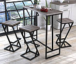 Стілець барний IdealMebel BS-2, стілець у кухню, офіс, фото 6