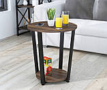 Журнальний столик IdealMebel D-50, журнальний столик у вітальню, офіс, кавовий столик, фото 4