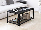 Журнальний столик IdealMebel V-105, журнальний столик у вітальню, офіс, приймальню, фото 2