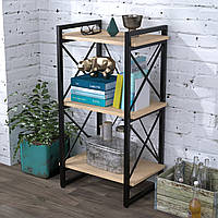 Офісний стелаж IdealMebel Скіф-3-550, стелаж для книг, документів, стелаж для дому, полиці для речей