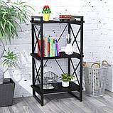 Офісний стелаж IdealMebel Скіф-3-550, стелаж для книг, документів, стелаж для дому, полиці для речей, фото 2