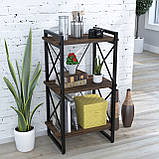 Офісний стелаж IdealMebel Скіф-3-550, стелаж для книг, документів, стелаж для дому, полиці для речей, фото 4