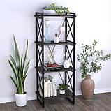 Офісний стелаж IdealMebel Скіф-4-550, стелаж для книг, документів, стелаж для дому, полиці для речей, фото 2