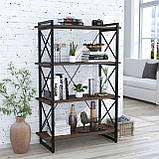 Офісний стелаж IdealMebel Скіф-4-920, стелаж для книг, документів, стелаж для дому, полиці для речей, фото 4