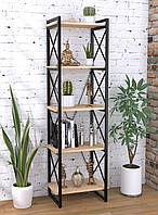 Офісний стелаж IdealMebel Скіф-5-550, стелаж для книг, документів, стелаж для дому, полиці для речей