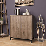 Тумба офісна IdealMebel L-800, тумба у вітальню, спальню, офіс, тумба-комод, фото 3