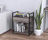 Тумба мобільна IdealMebel L-540, пересувна тумба у вітальню, спальню, офіс, тумба офісна, фото 3