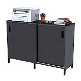 Тумба офісна IdealMebel LS-1200-830, тумба у вітальню, спальню, офіс, тумба офісна з розсувними фасадами, фото 3