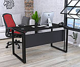 Стіл IdealMebel G-135-16 з царгою, письмовий стіл loft, комп'ютерний стіл loft, стіл в офіс, будинок, фото 3