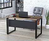 Стіл IdealMebel G-135-32 з царгою, письмовий стіл loft, комп'ютерний стіл loft, стіл в офіс, будинок, фото 4