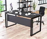 Стіл IdealMebel G-160-32 з царгою, письмовий стіл loft, комп'ютерний стіл loft, стіл в офіс, будинок, фото 2