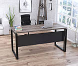 Стіл IdealMebel G-160-32 з царгою, письмовий стіл loft, комп'ютерний стіл loft, стіл в офіс, будинок, фото 3