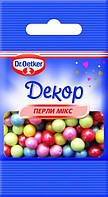 Посыпка сахарная декоративная "жемчуг микс" Dr. Oetker 10 г