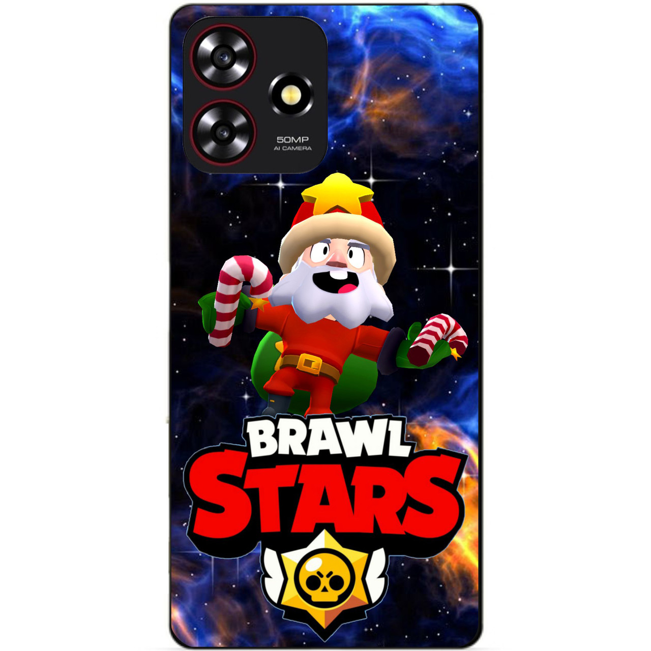 Силіконовий бампер чохол для ZTE Blade A73 з Героєм Космічний Бравл Дінамайк