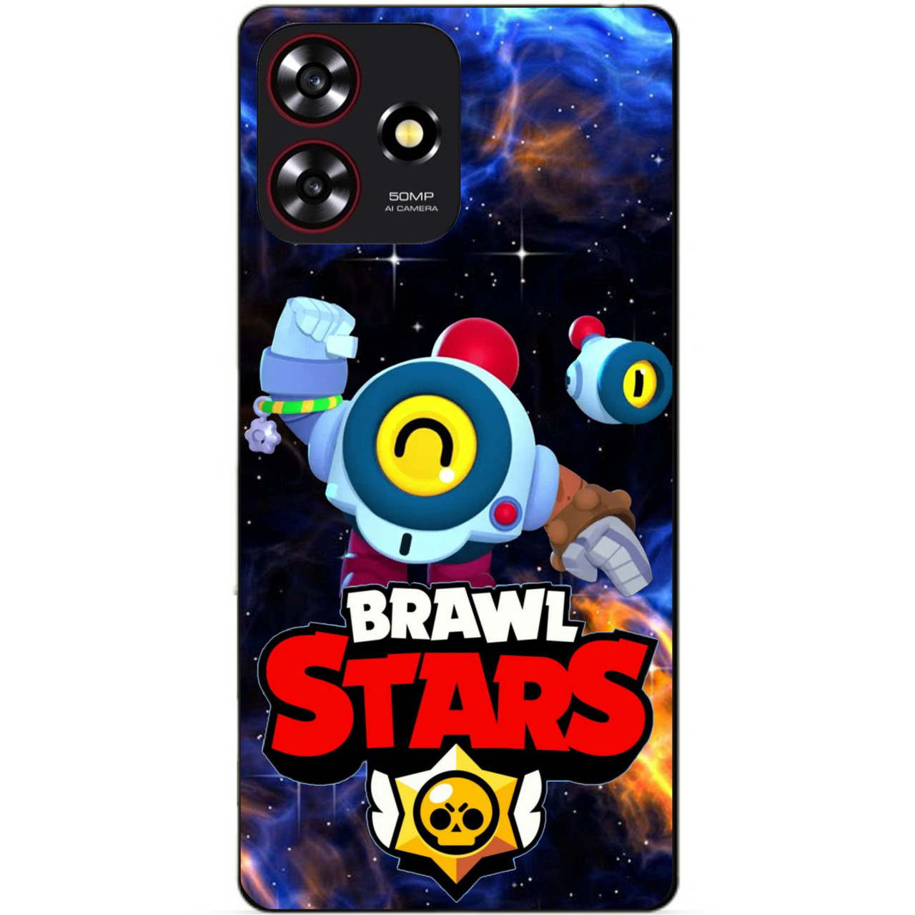 Силіконовий бампер чохол для ZTE Blade A73/13 Power з Героєм Космічний Бравл Нані