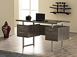 Стіл IdealMebel L-81 NEW, письмовий стіл loft з ящиками, комп'ютерний стіл loft, стіл в офіс, будинок, фото 4