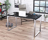 Стіл IdealMebel Q-135-32, письмовий стіл loft, комп'ютерний стіл loft, стіл в офіс, будинок, фото 2