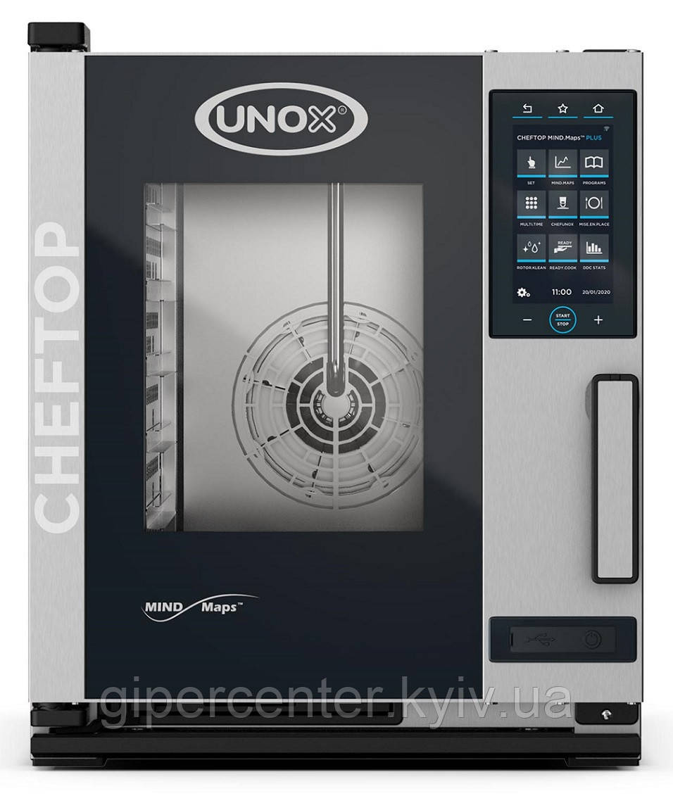 Пароконвектомат Unox XECC0523EPRM лінія PLUS