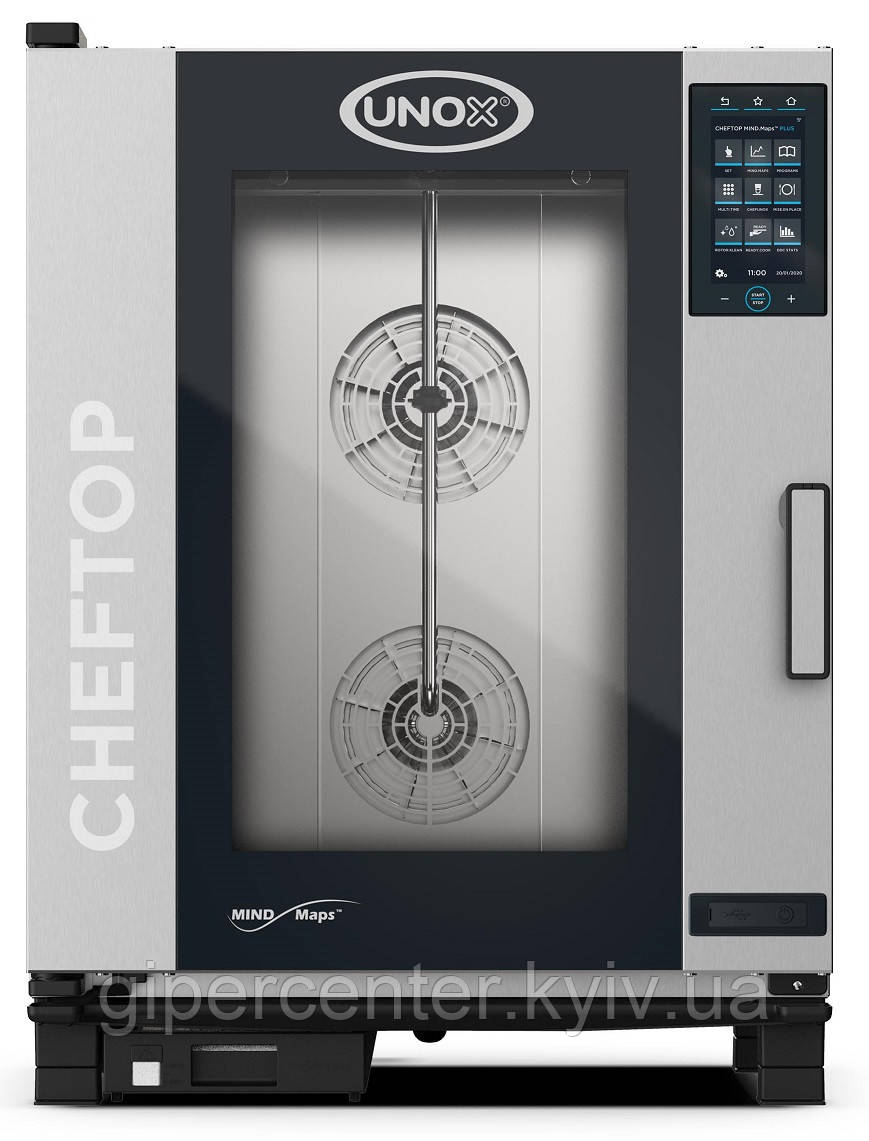 Пароконвектомат Unox XEVC1011GPRM лінія PLUS