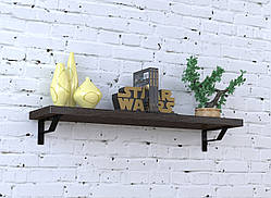 Настінна полиця IdealMebel PL6-112-32, навісна полиця, книжкова полиця loft, декоративна полиця в кімнату, будинок.