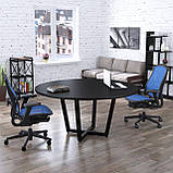 Стіл для переговорів IdealMebel D-1600, стіл у офіс, круглий офісний стіл, фото 2