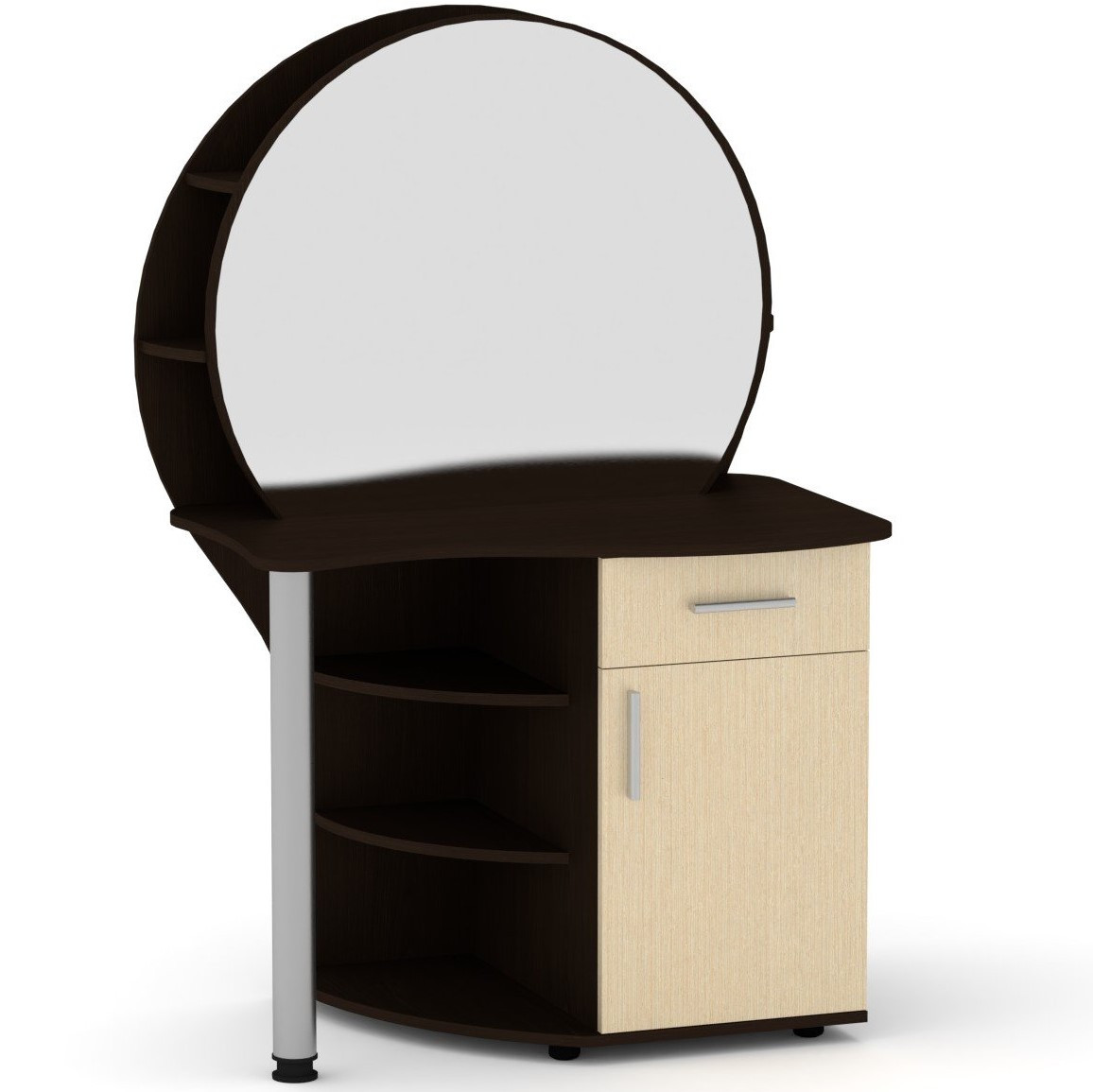 Трюмо-3 венге комбі Компаніт (96х60х143 см), фото 1