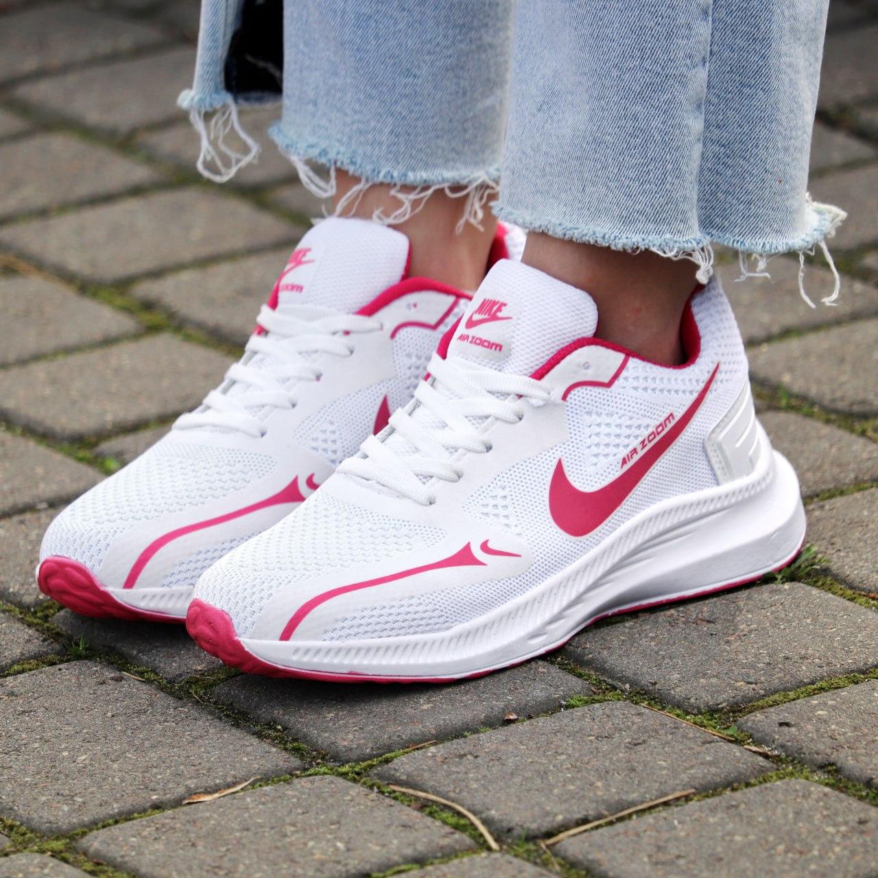 Кросівки жіночі Nike сітка білі