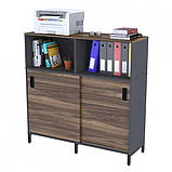 Тумба офісна IdealMebel LS-1200-1200, тумба у вітальню, спальню, офіс, тумба офісна з розсувними фасадами, фото 6