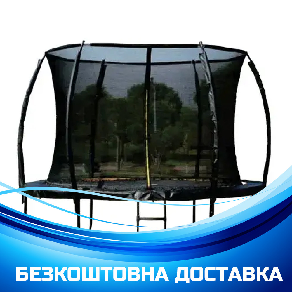 Дитячий батут із захисною сіткою (діаметр 305 см) MS 2921-3-LUX, фото 1