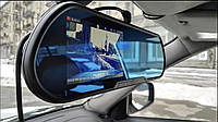 Автомобильное зеркало видеорегистратор для машины на 2 камеры VEHICLE BLACKBOX