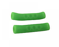 Силиконовые накладки на тормозные ручки, пара, Зелёные