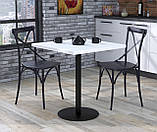 Обідній квадратний стіл IdealMebel BS-450-700, стіл у вітальню, кухню, фото 5