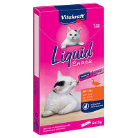 Лакомство для котов Vitakraft Cat Liquid Snack c уткой 6 стиков х 15 г