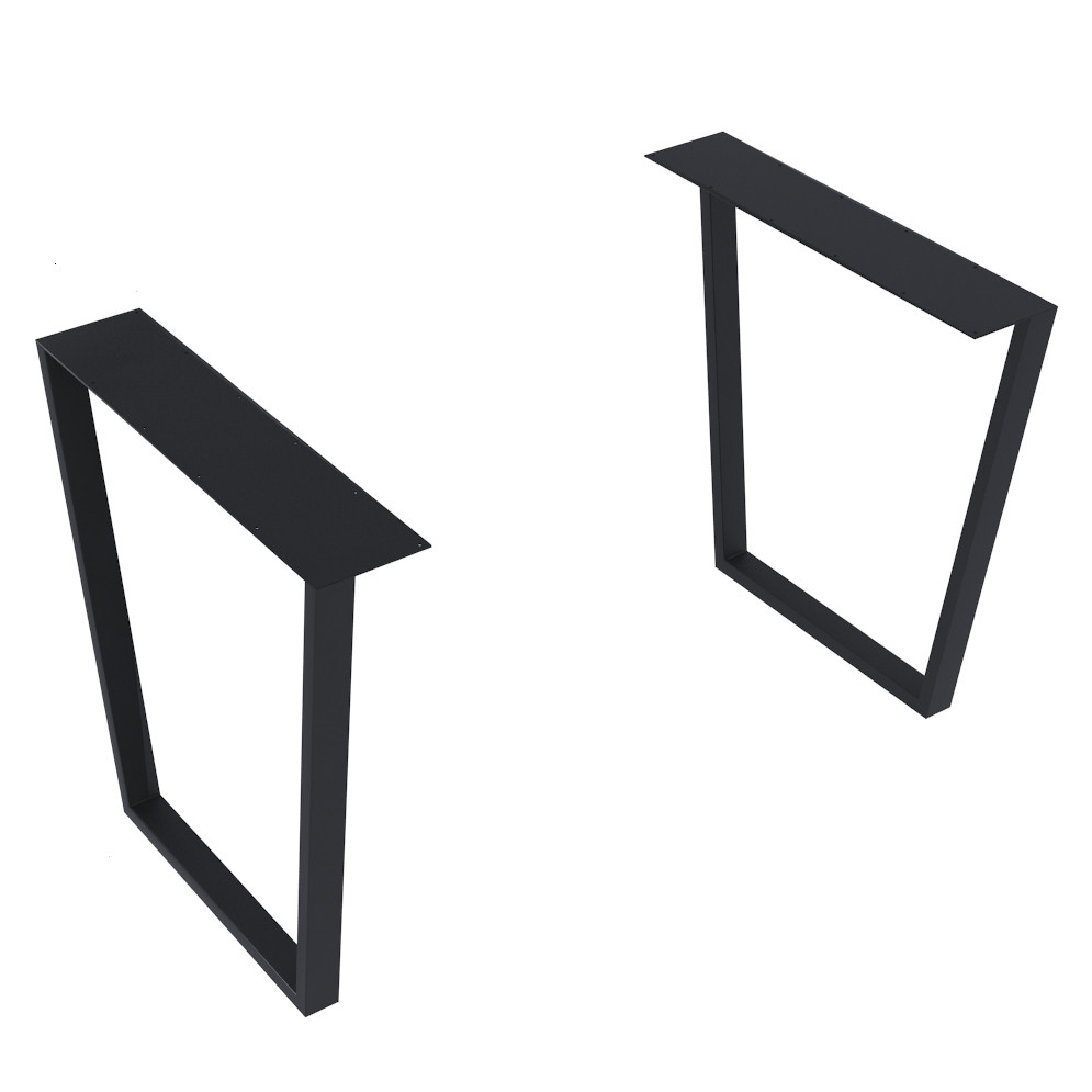 Опора для столу IdealMebel Трапеція, металева опора для офісного, обіднього столу, опора для столу loft, фото 1