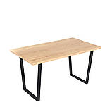 Опора для столу IdealMebel Трапеція, металева опора для офісного, обіднього столу, опора для столу loft, фото 3