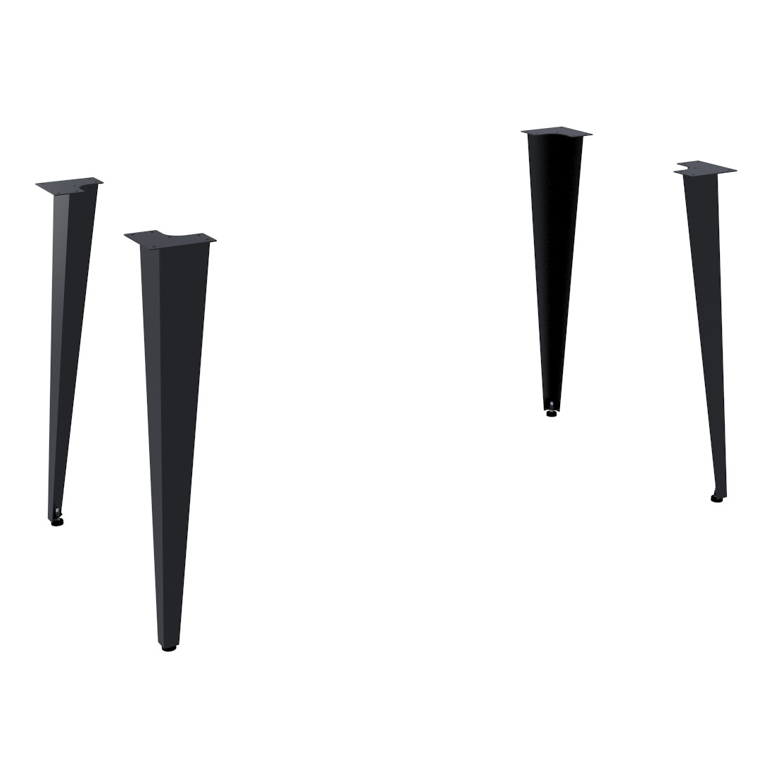 Опора для столу IdealMebel Лінда, металева опора для офісного, обіднього столу, опора для столу loft, фото 1