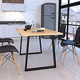 Опора для столу IdealMebel Титан, металева опора для офісного, обіднього столу, опора для столу loft, фото 3