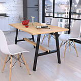 Опора для столу IdealMebel Атлант, металева опора для офісного, обіднього столу, опора для столу loft, фото 3