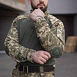 Військовий костюм Hawk Tornado (сорочка Ubacs(Убакс) з налокітниками+штани з наколінниками) піксель Rip-Stop, фото 2