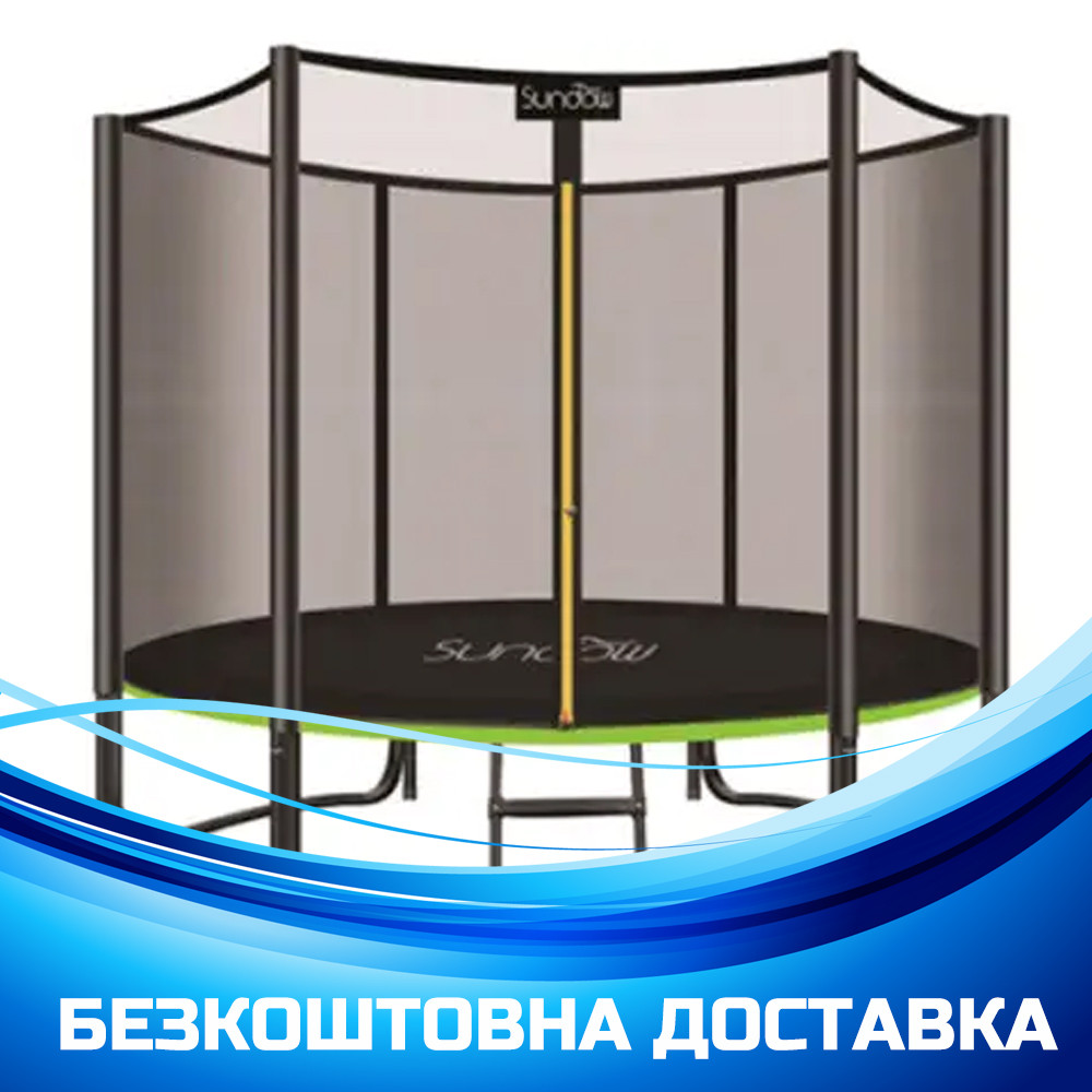 Дитячий каркасний батут із захисною сіткою (діаметр 183 см) MS 2920-1, фото 1