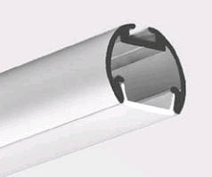Алюмінієвий профіль для світлодіодної стрічки OLEK D18,5mm 1m