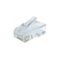 Коннектор RJ45 cat.6 UTP 8P8C * 10 (позолоч. конт.) Cablexpert (LC-8P8C-002/10)