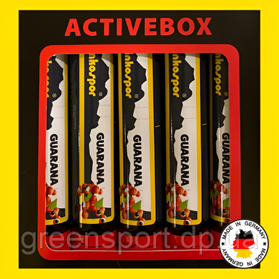 Inkospor Guarana 5х25 мл Activebox, передтренувальні комплекси, екстракт гуарани, кофеїн, вітаміни, магній