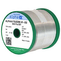 Бессвинцовый припой Alpha TELECORE HF-850 0.8 mm SACX Plus 0307 500g 160195