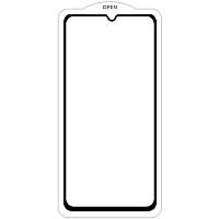 Захисне скло SKLO 5D (тех.пак) для Realme C35 Чорний / Біла підкладка