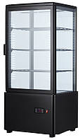 Шкаф-витрина холодильная EWT INOX RT78B black