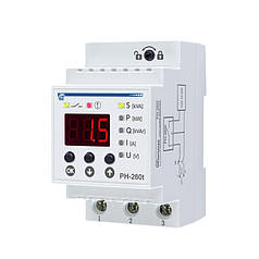 Однофазне реле напруги Новатек-Електро 63А РН-260T