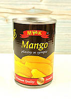 Консервоване манго в сиропі MK Mango plastry w syropie 425г Польща