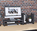 Надбудова для столу IdealMebel NS-8, настільна полиця для книг, канцелярії, фото 2