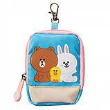 Рюкзак каркасний ортопедичний YES H-100 Line Friends 35х28х15 см, 15 л рожевий (559549), фото 8